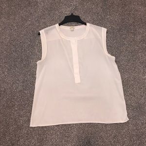 New price❕☁️J Crew White Tank☁️